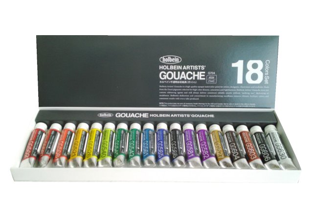 Holbein Opaque Watercolor Gouache Set