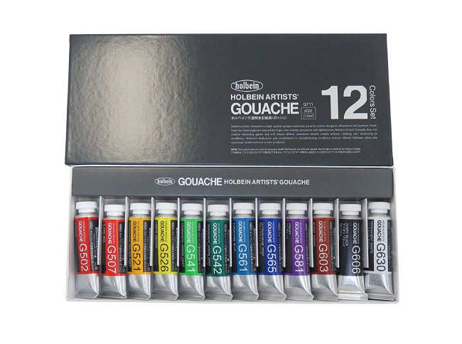 Holbein Opaque Watercolor Gouache Set