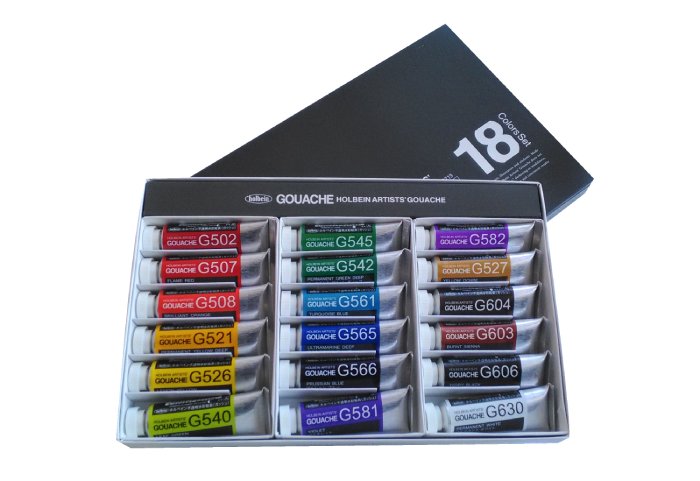 Holbein Opaque Watercolor Gouache Set