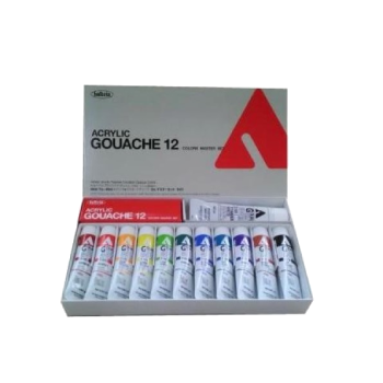 Holbein Acrylic Gouache 20ml X 11 Colors + 40ml Titanium White Master Set