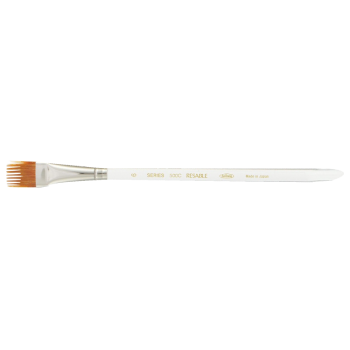 Holbein Comb Watercolor and Acrylic Brush - Goat + Resable 500C Series Crystal Body 3 Size or All