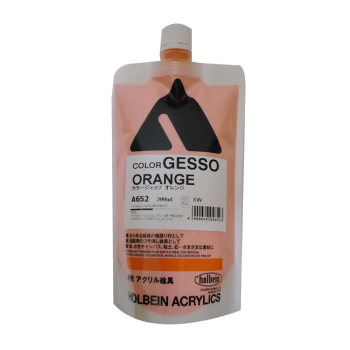 Holbein Acrylic Medium Standard Particle Color Gesso 300ml Stand Pack