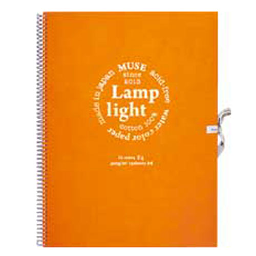 Muse Lamp Light Watercolor Paper Spiral Bound Book - 300g 13 Sheet