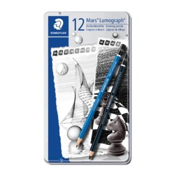 Staedtler Mars Lumograph 12 Pencil Set - 100 G12