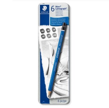 Staedtler Mars Lumograph 6 Pencil Set - 100 G6